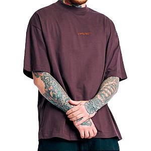 Camiseta Approve Huge Monochromatic Marrom