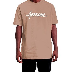 Camiseta Bold Approve New Classic Bege