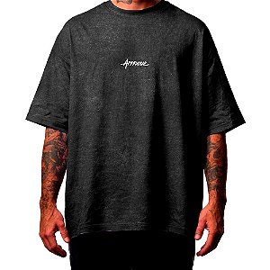 Camiseta Huge Approve Washed Preta