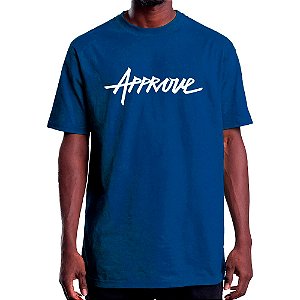 Camisa Approve Bold New Classic Masculina Azul Branco