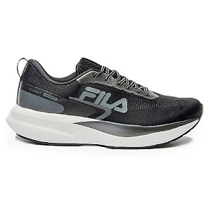 Tênis FILA Racer Fastpace Masculino Preto Cinza e Branco