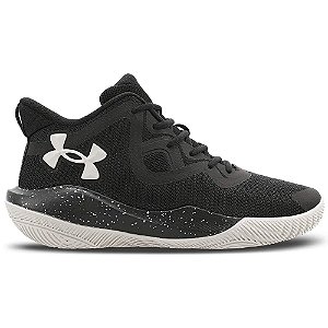 Tênis de Basquete Under Armour Bankshot SE Masculino Preto Branco