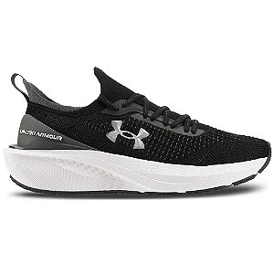 Tênis de Corrida Under Armour Charged Quicker 2 Preto e Branco