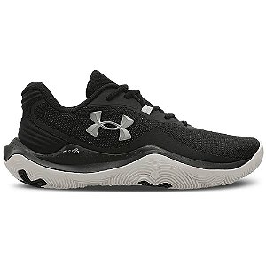 Tênis de Basquete Under Armour Buzzer 2 Preto Prata