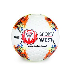 Bola Sport West Campo Pro Brasil 25 Branco Verde e Laranja