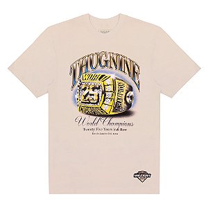 Camiseta Thug Nine The Ring Bege