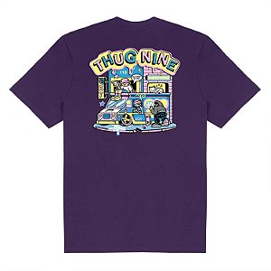 Camisa Thug Nine All Eyes On Me Roxo