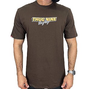 Camisa Thug Nine Doughboy Masculina Marrom