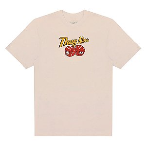 Camiseta Thug Nine OG Dices Bege