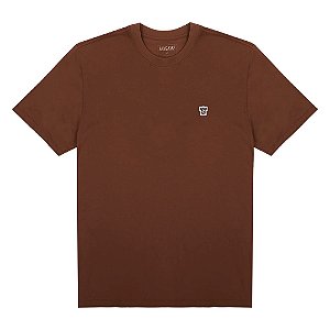 Camisa Thug Nine Basic T9 Patch Masculina Marrom