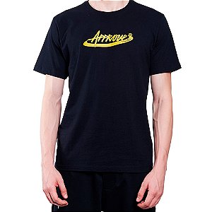 Camisa Approve Bold Spare Masculina Preto Amarelo