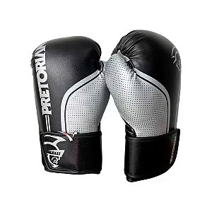 Kit Naja Boxe/Muay Thai First FX-2 Preto e Prata