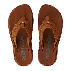 Chinelo Kenner Megah 25/26 Masculino Marrom