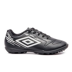 Chuteira Umbro Society Brave Infantil Preto e Branco