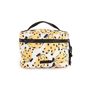 Necessaire Farm Me Leva Bossa Banana Off White/Amarelo