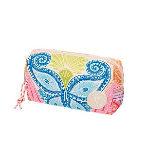 Maxi Necessaire Farm Ora Bolas Arco-Íris Tropical Feminina Colors