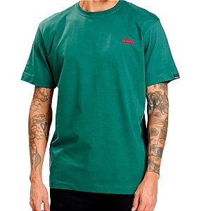 Camiseta Regular Baw Logo Verde