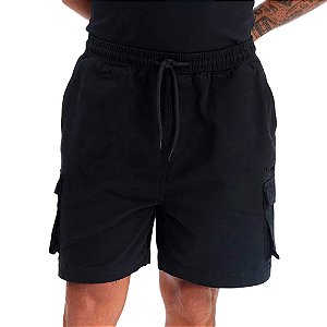 Bermuda Baw Cargo Outiline Masculina Preto