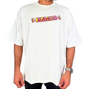 Camisa Baw Oversized New Over Masculina Off White