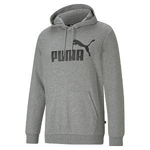 Casaco Puma Essentials Big Logo Hoodie Cinza