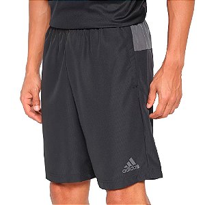 Bermuda Adidas Aeroready Masculina Preto Cinza