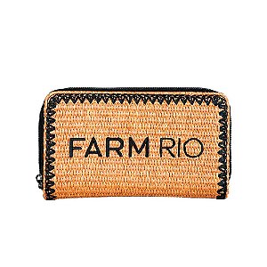 Carteira Farm Artesanal Marrom e Preto