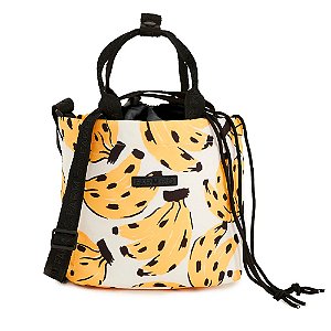 Lancheira Farm Ziriguidum Bossa Banana Off White e Amarelo
