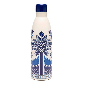 Garrafa Farm Glub Encanto Tropical 1Litro Off White Azul