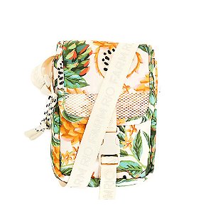 Bolsa Farm Fervo Biriba Off White/Verde/Amarelo