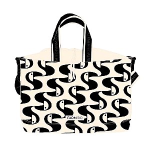 Bolsa Farm Carioca Copatucano Off White/Preto