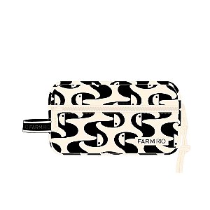Necessaire Farm Amo Copatucano Off White/Preto