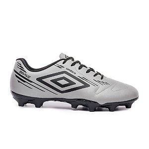 Chuteira Umbro Campo Brave Masculina Cinza/Preto