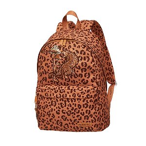 Mochila Farm Xodó Silk Onça Marrom