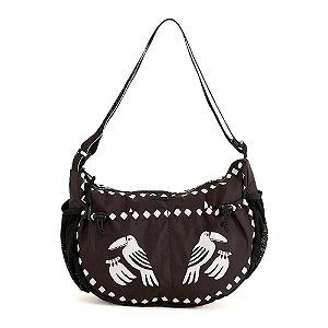 Bolsa FARM Banana G Lenço Dia e Noite Preto/Branco