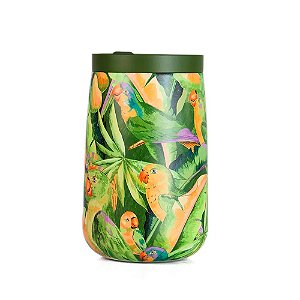 Copo FARM Que Sede 450ml Floresta de Passarinho Verde