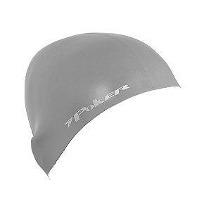 Touca Natação Poker Silicone Power Prata