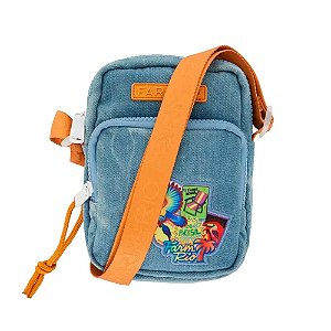 Bolsa FARM Da Gema Patch Rio Jeans/Marrom