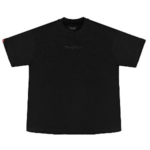 Camisa Thug Nine Oversized Bold Puff Preto