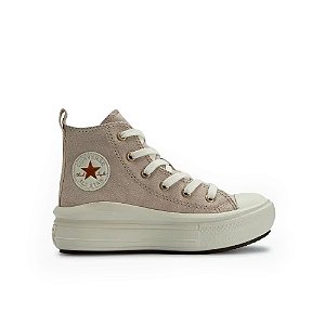 Tênis Converse All Star Move Cano Alto - Argila Clara/Amêndoa