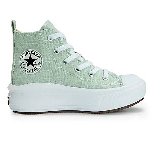 Tênis Converse All Star Move Cano Alto Infantil Verde