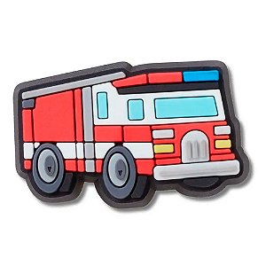 Jibbitz Crocs Carro de Bombeiros Vermelho