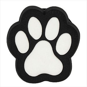 Jibbitz Crocs Patinha Branco/Preto