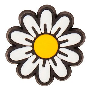 Jibbitz Crocs Margarida Amarelo/Branco