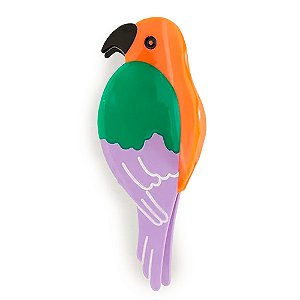 Presilha de Cabelo Farm Arara Laranja