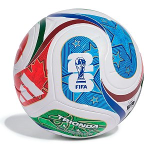Bola Adidas Copa do Mundo Trionda League Box 2026 Branco/Azul/Verde/Vermelho