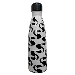 Garrafa Farm Glub Glub Copatucano 500ml Off White, Preto