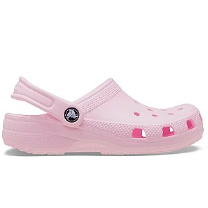 Sandália Crocs Classic Clog Infantil Rosa