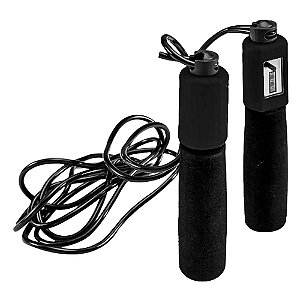 Corda de Pular Poker Contador Voltas 270 x 0,5cm Preto