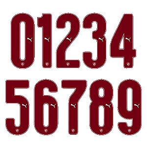 Personalização Número Fluminense Jogo II 26/27 Bordô