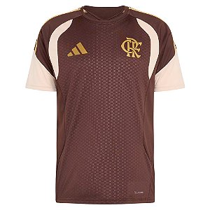Camisa Adidas Treino TIRO26 Competition CR Flamengo Masculino Marrom